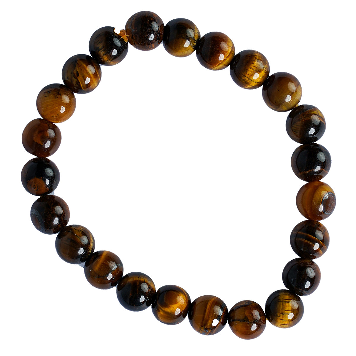 Tiger's Eye Round Beads Bracelet