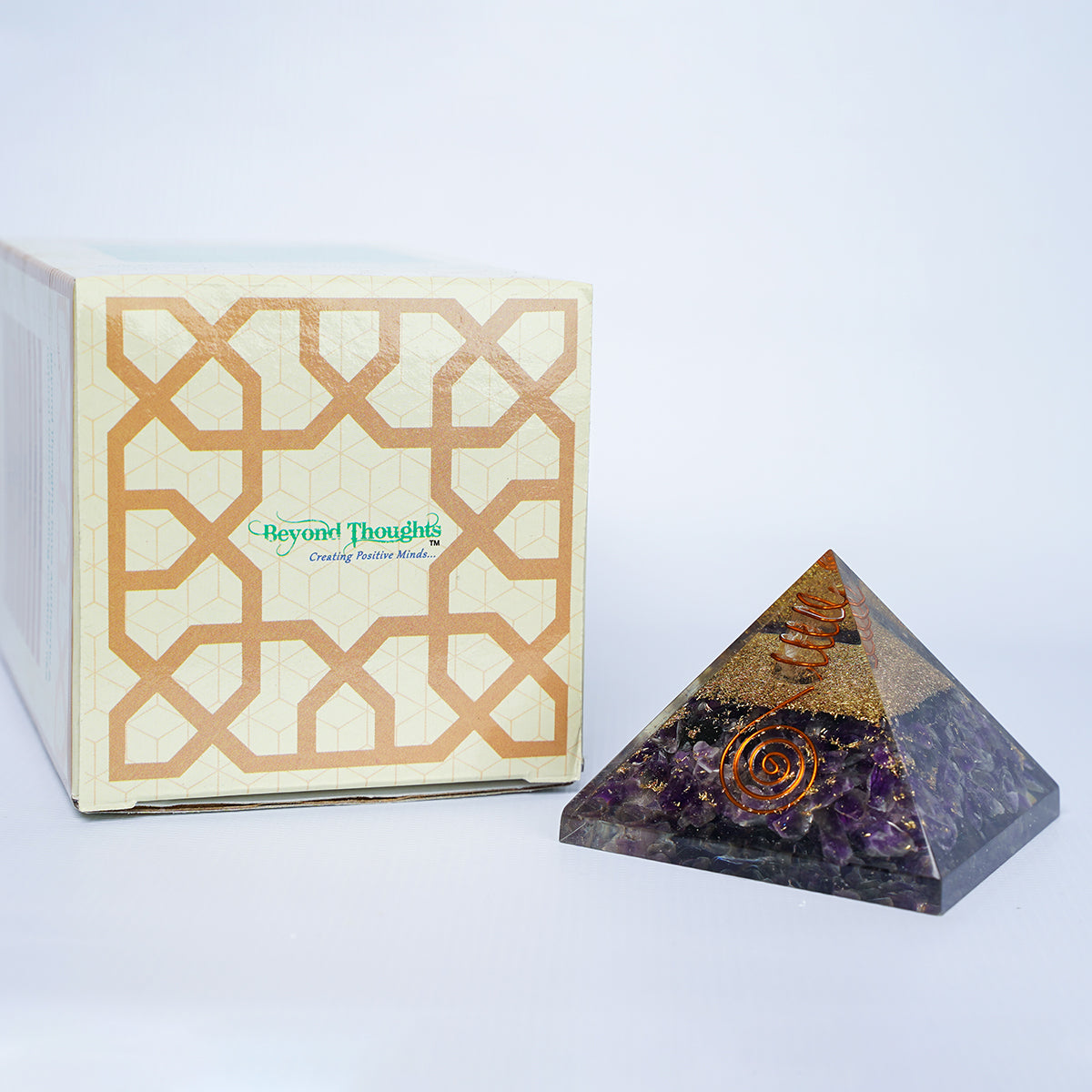 Amethyst Orgone Pyramid