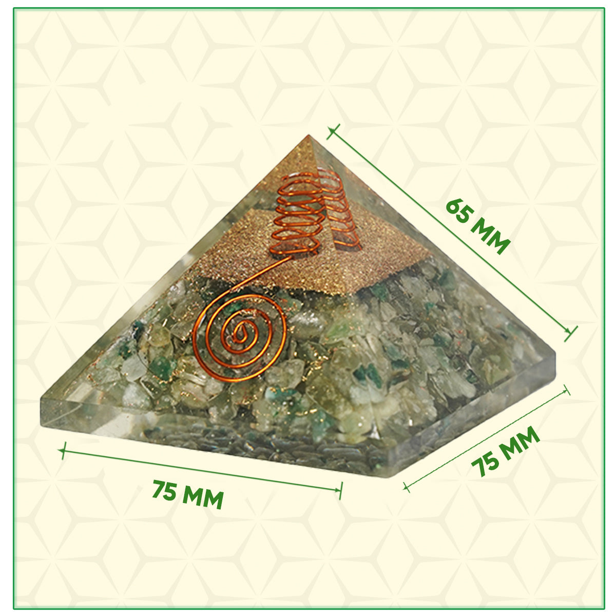 Green Aventurine Orgone Pyramid