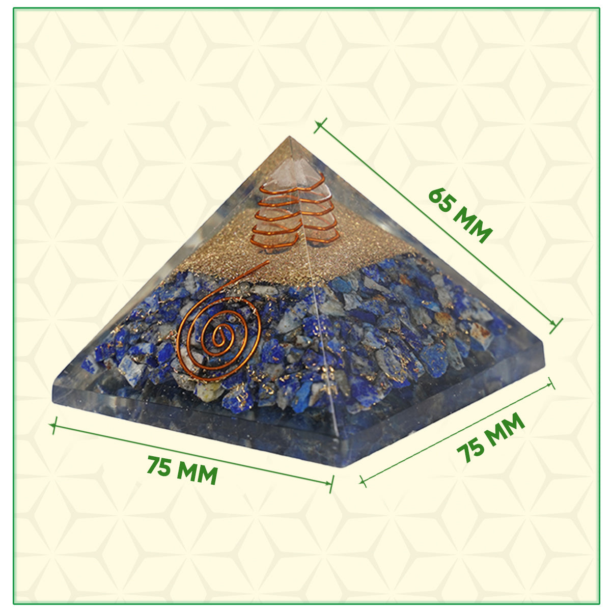 Lapis Lazuli Orgone Pyramid