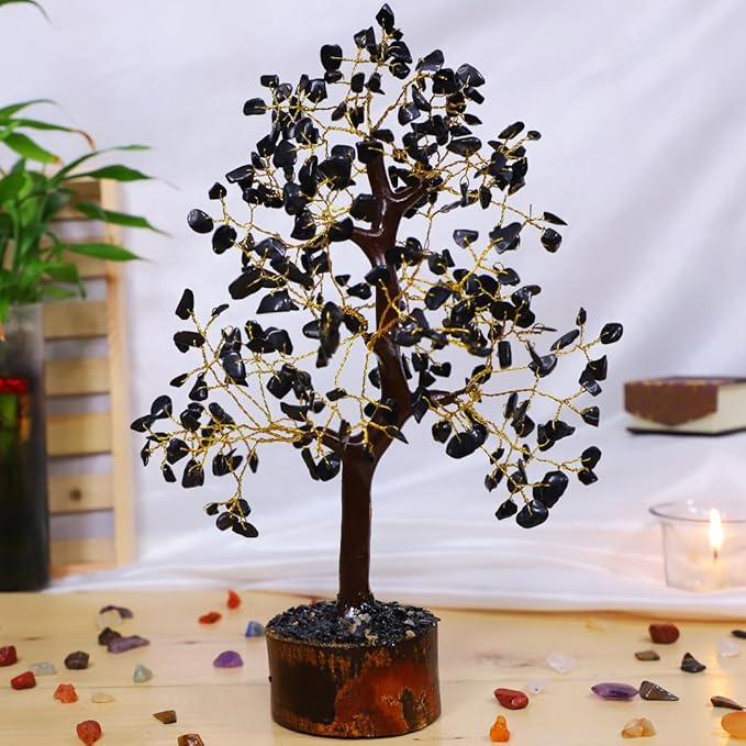 Black Tourmaline Crystal Tree