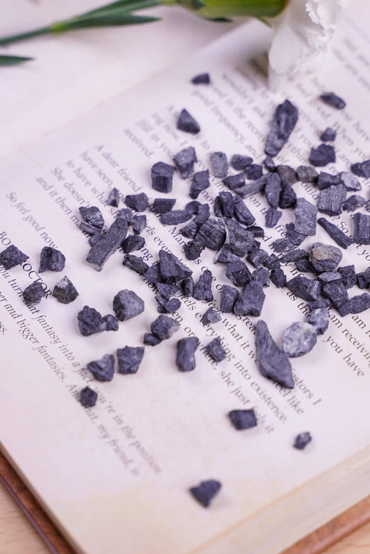 Black Tourmaline Crystal Chips