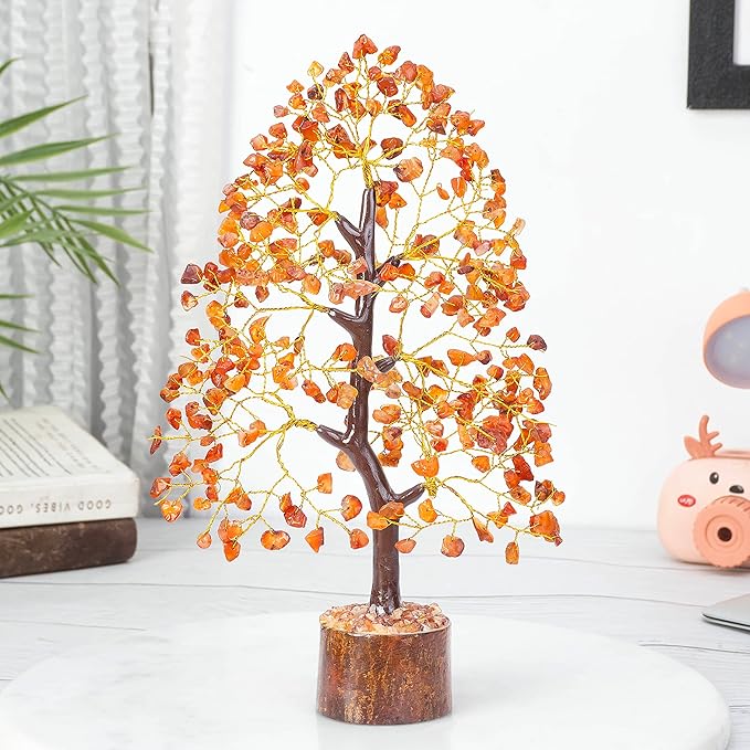 Carnelian Crystal Tree