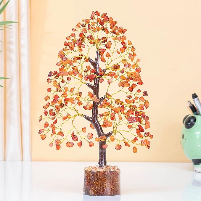 Carnelian Crystal Tree