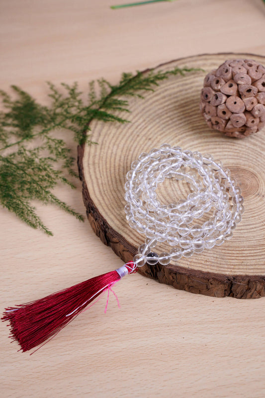 Clear Crystal Mala