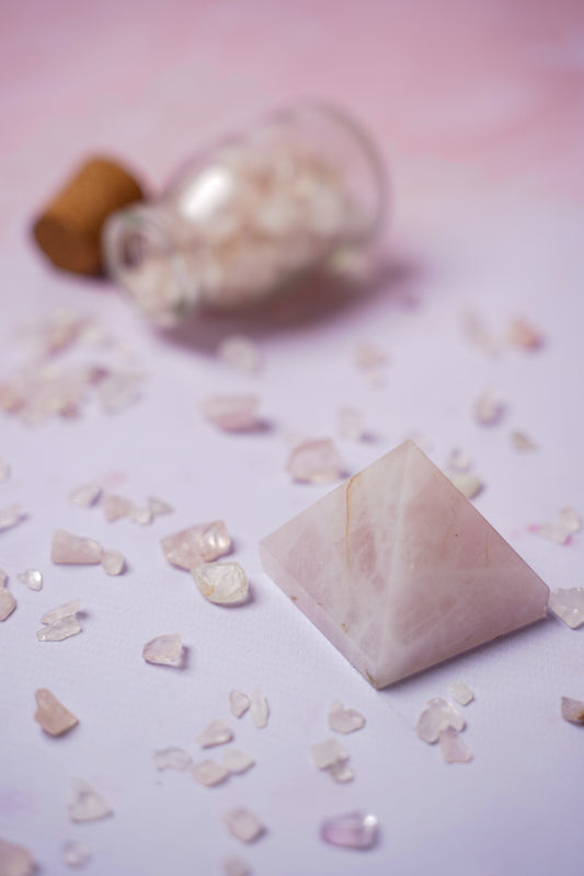 Rose Quartz Pyramid