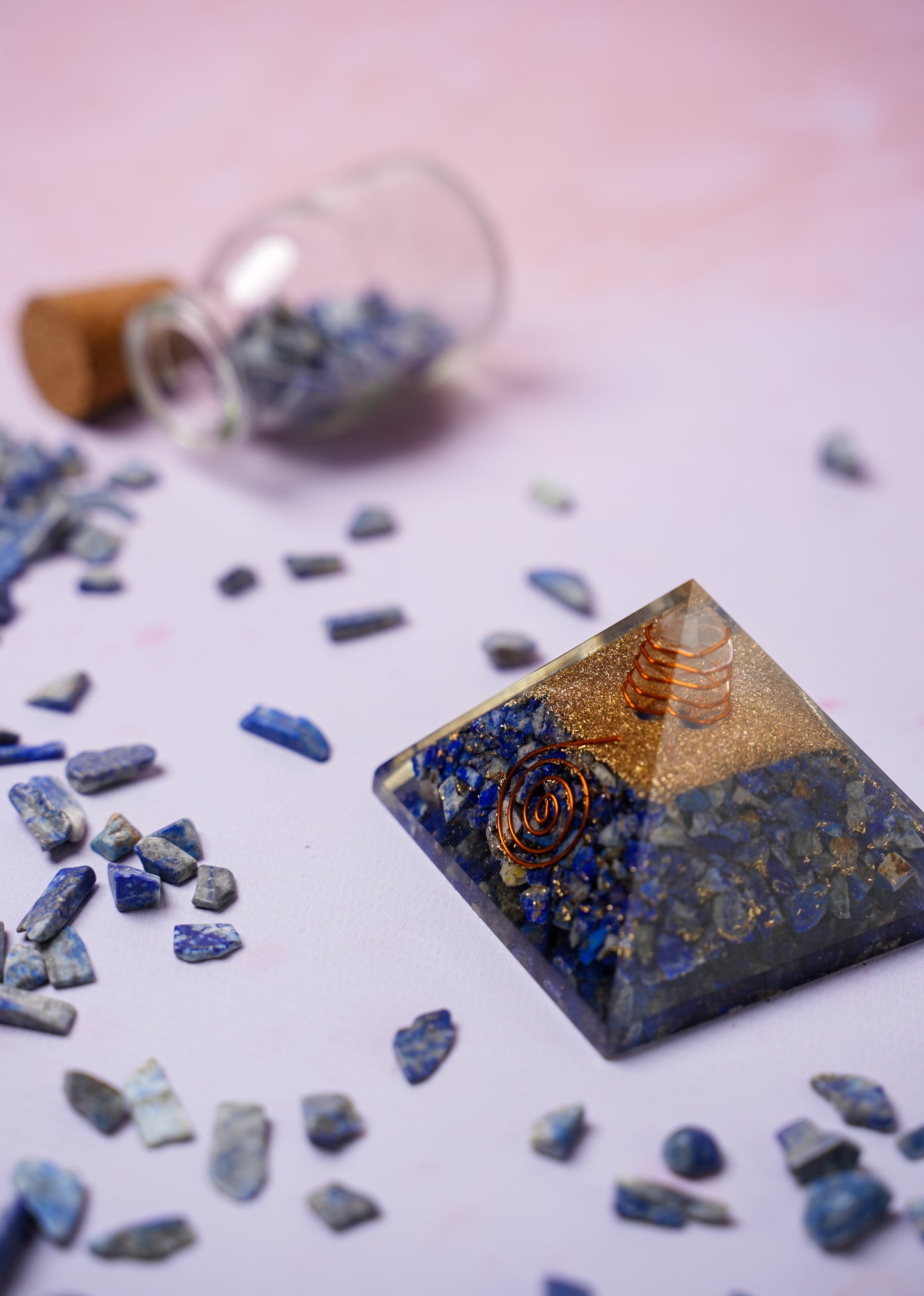 Lapis Lazuli Orgone Pyramid