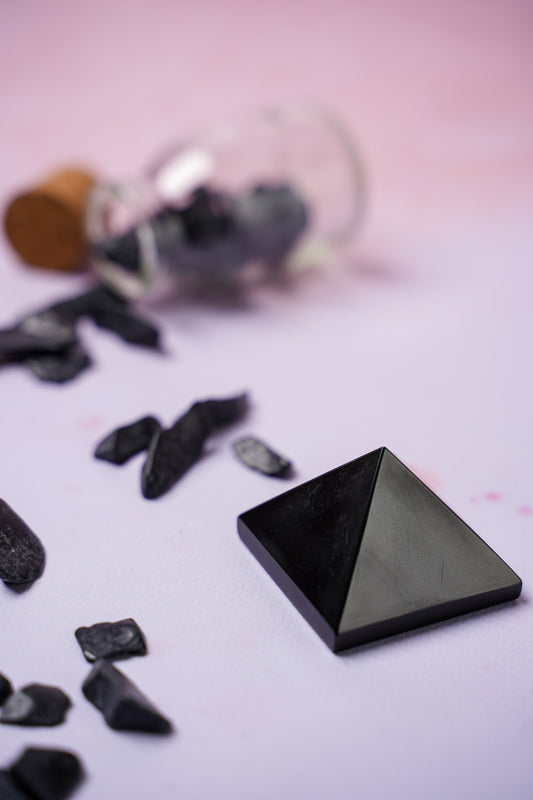 Black Tourmaline Pyramid