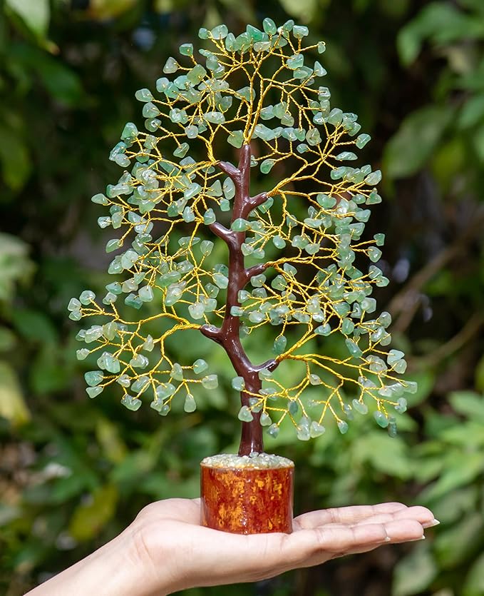 Green Jade Crystal Tree