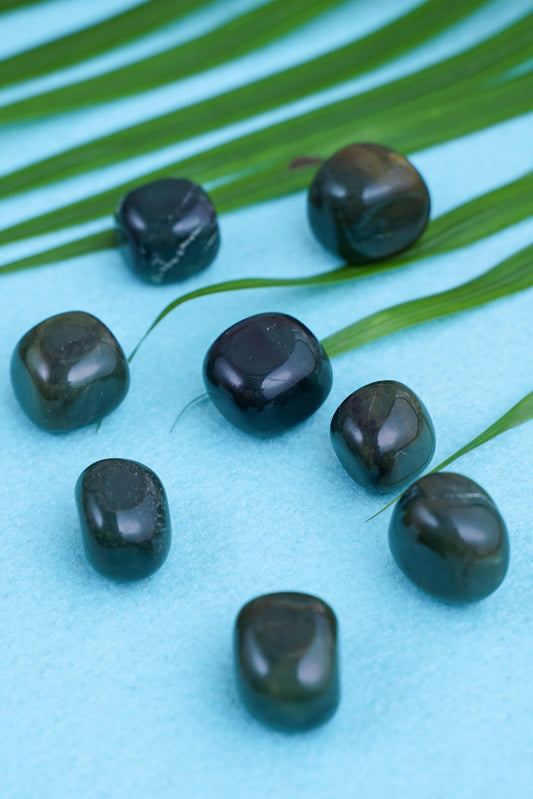 Green Jade Tumble Stones