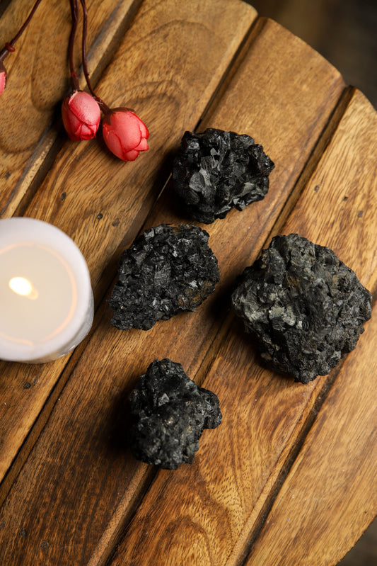 Raw Black Tourmaline Crystal