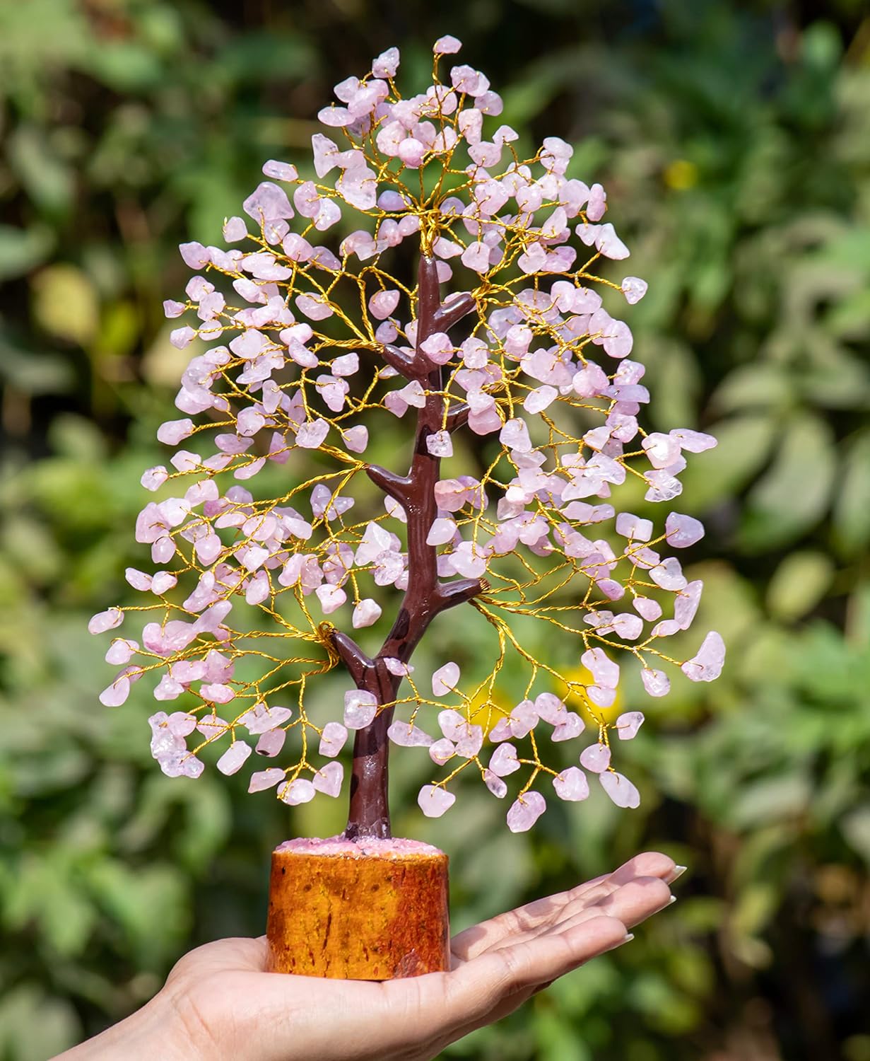 Rose Quartz Crystal Tree