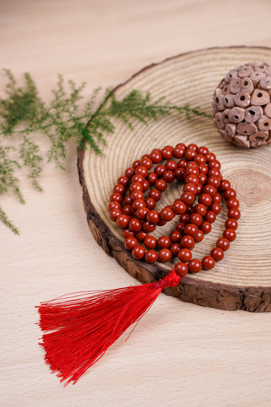 Red Jasper Mala