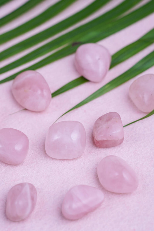 Rose Quartz Tumbles Stones