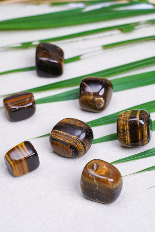 Tiger Eye Tumble Stones